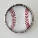 (image for) Snap Jewelry Glass - Sports Baseball