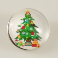 (image for) Snap Jewelry Glass - Holiday Christmas Tree