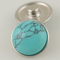 (image for) Snap Jewelry Gemstones Turquoise fits 18-20mm Ginger Accessory