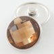 (image for) Snap Jewelry Faceted Crystal Amber