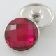 (image for) Snap Jewelry Faceted Crystal Dark Pink