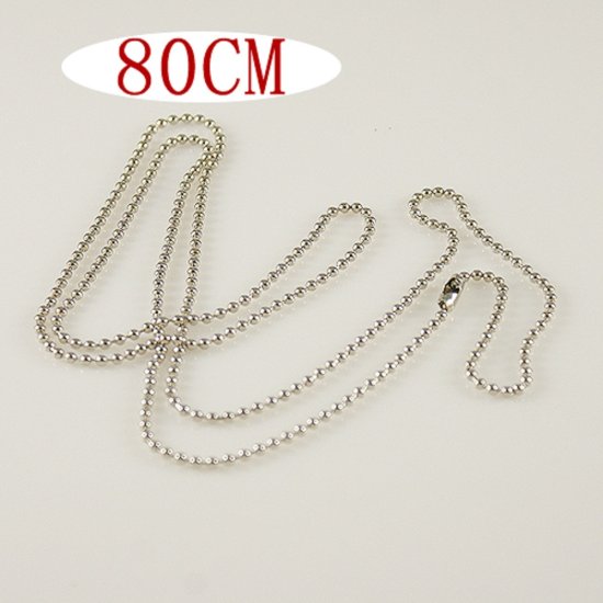 (image for) Snap Jewelry Fashion Ball Chain - 32" - Click Image to Close