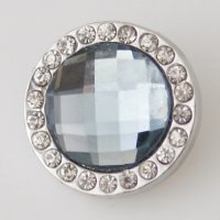 (image for) Snap Jewelry Faceted Crystal Rhinestone - Smokey Grey