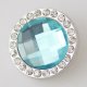 (image for) Snap Jewelry Faceted Crystal Rhinestone - Light Blue