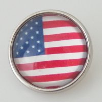 (image for) Snap Jewelry Photo - Flag - American