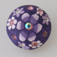 (image for) Snap Jewelry Clay - Flower White & Purple