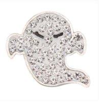 (image for) Snap Jewelry Crystal - Holiday Halloween Ghost