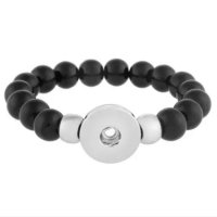 (image for) Snap Jewelry Bracelet Gemstone - Black