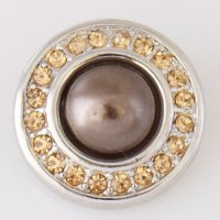 (image for) Snap Jewelry Pearl - Design - Amber Crystals
