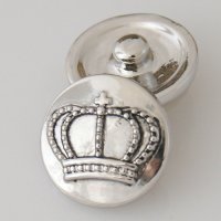 (image for) Snap Jewelry Metal - Silver Crown