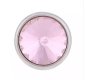 (image for) Mini Snap Jewelry Light Pink Rhinestone Stud fits 12mm Petite Ginger Style Charm