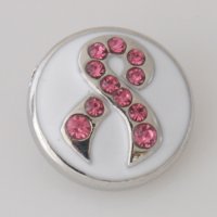 (image for) Snap Jewelry Enamel - Pink Ribbon