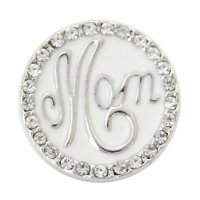 (image for) Snap Jewelry Enamel Mom White