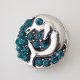 (image for) Snap Jewelry Rhinestone - Dolphin & Blue