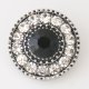 (image for) Snap Jewelry Rhinestone - Black & Clear