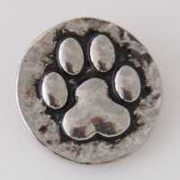 (image for) Snap Jewelry Metal - Dog Paw