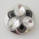 (image for) Snap Jewelry Rhinestone - Design - Black & Clear
