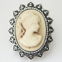 (image for) Snap Jewelry Stone - Victorian Cameo