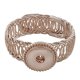 (image for) Snap Jewelry Bracelet Wrap Expandable Cuff Rose Gold