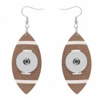 (image for) Snap Jewelry Earrings - Football