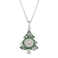 (image for) Snap Jewelry Necklace & Pendant - Holiday Enamel Christmas Tree