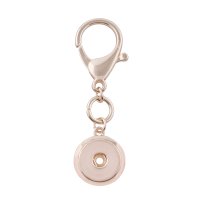 (image for) Snap Jewelry Key Chain or Purse Accessory - Rose Gold Tone