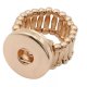 (image for) Snap Jewelry Stretch Ring - Gold fits 18-20mm Ginger Snaps