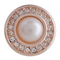 (image for) Snap Jewelry Stone On Rose Gold - Pearl
