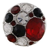 (image for) Snap Jewelry Rhinestone - Cluster - Multi Reds