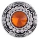 (image for) Snap Jewelry Rhinestone Antique Designer Amber Brown