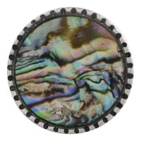 (image for) Snap Jewelry Abalone - Silver-tone Base