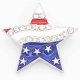 (image for) Snap Jewelry 18-20mm Enamel US Flag on Star Large