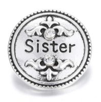 (image for) Snap Jewelry Sister Rhinestone Clear