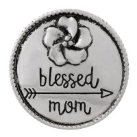 (image for) Snap Jewelry Metal - Blessed Mom