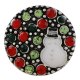 (image for) Snap Jewelry Rhinestone - Christmas Snowman Colorful Stones