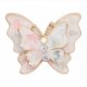 (image for) Snap Jewelry Enamel Butterfly Shell Flecks Gold Plated