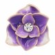 (image for) Snap Jewelry Enamel - Rose Shell & Purple Gold-Tone