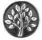 (image for) Snap Jewelry Enamel - Tree of Life - Black & Silver
