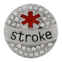 (image for) Snap Jewelry Metal - Medical Alert - Stroke