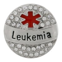 (image for) Snap Jewelry Metal - Medical Alert - Leukemia