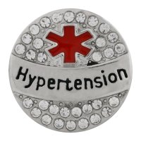 (image for) Snap Jewelry Metal - Medical Alert - Hypertension