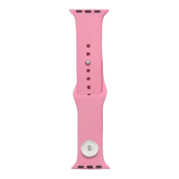 (image for) Snap Jewelry Medium Pink Silicone Wristband 38/40mm fits iWatch