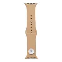 (image for) Snap Jewelry Walnut Tan Silicone Wristband 38/40mm fits iWatch