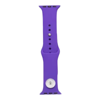 (image for) Snap Jewelry Purple Silicone Wristband 38/40mm fits Apple iWatch