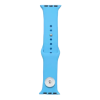 (image for) Snap Jewelry Blue Silicone Wristband 38/40mm fits Apple iWatch