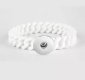 (image for) Snap Jewelry Silicone Bracelet White Fits Ginger Snaps Children