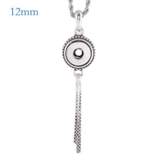 (image for) Mini 12mm Snap Jewelry Tassel Pendant Raised Dot Halo - Click Image to Close