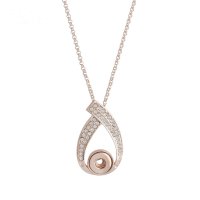(image for) Mini Snap 12mm - Necklace & Pendant Rose Gold Designer