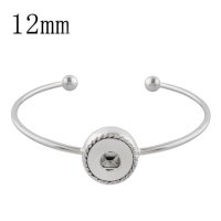 (image for) Mini Snap 12mm - Bracelet Cuff Designer Silver-tone