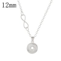 (image for) Mini Snap 12mm - Necklace Infinity Link 18"Chain +3" Extender